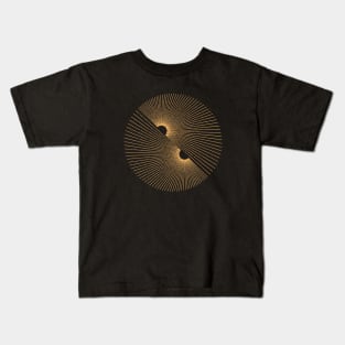 GOLDEN BROKEN SUN Kids T-Shirt